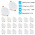 20x led Einbaustrahler Decken-Spots 5W led Spot Einbauleuchte KaltWeiß