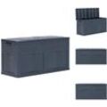 Vidaxl - Gartenboxen - Living Garten-Aufbewahrungsbox 320 l Schwarz - Schwarz