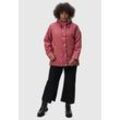 Regenjacke RAGWEAR "Marge" Gr. 5XL (50), rosa (dunkelrosa), Damen, Obermaterial: 100% Polyester, Futter: 100% Polyester, Wattierung: 100% Polyester, Jacken, warm gefütterter Damen Winter Regenmantel