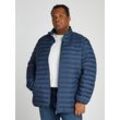 Steppjacke TOMMY HILFIGER BIG & TALL "BT-PACKABLE RECYCLED JACKET-B" Gr. XXXL, blau (aegean sea), Herren, Web, Obermaterial: 100% Polyester. Futter: 100% Polyester. Wattierung: 100% Polyester, Jacken, Große Größen