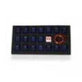 Tai-Hao 18-Key Rubber Double-shot Backlit Keycap Set - Dunkelblau 018C03BU101