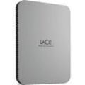 LACIE Mobile Drive Festplatte, 1 TB HDD, 2,5 Zoll, extern, Moon Silver