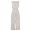 LASCANA Overall beige Gr. 34 für Damen. Mit V-Ausschnitt. Figurumspielend