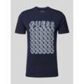 T-Shirt mit Label-Print Modell 'CHAIN'