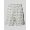 Regular Fit Shorts mit Allover-Print