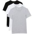 Lacoste T-Shirt (3er-Pack) Atmungsaktives Baumwollmaterial für angenehmes Hautgefühl, bunt|grau|schwarz