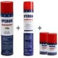 IPERON® 2 x 750 ml Ungezieferspray & 2 x 200 ml Fogger & 2 x 400 ml Wespenspray im Set + Zeckenhaken