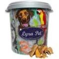 5 kg Lyra Pet® Rinderkopfhaut Abschnitte 4 - 8 cm in 30 L Tonne