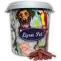 5 kg Lyra Pet® Pferdefleischstreifen in 30 L Tonne