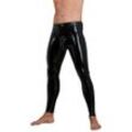 Leggings mit Hülle für Penis und Hoden, Latex