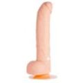 Naturvibrator „One Touch Silicone“, 22 cm, mit Saugfuß