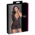 Babydoll plus String aus Powernet und Spitze