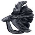 riess-ambiente Skulptur CROWNTAIL - 65cm schwarz Betta Fisch