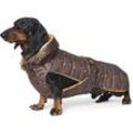 Wasserfester Hunde-Steppmantel speziell für Dackel - 47 cm - Fashion Dog