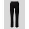 Slim Fit Hose mit Label-Applikation Modell 'Lennox'