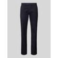 Slim Fit Hose mit Label-Applikation Modell 'Lennox'