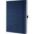 Sigel Conceptum A4 Gebunden Midnight Blue Hardcover-Notizbuch Kariert 97 Blatt