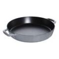 Staub Pans Paella Pfanne 34 cm, Gusseisen, Graphit-Grau