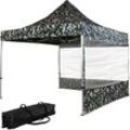 INSTENT Faltpavillon PRO 3x3,Trolley, Alu, woodland, 2ST