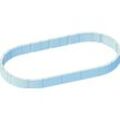Poolwandisolierung KWAD "Protector T60", weiß, Polystyrol, Bauplatten, für Ovalformbecken der Größe 490x360x132 cm