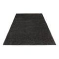 Hochflor-Teppich OBSESSION "My Twist 215" Teppiche Gr. B/L: 160 cm x 230 cm, 35 mm, 1 St., grau (anthrazit) Esszimmerteppiche besonder weich, glänzend, Wohnzimmer