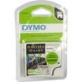 Dymo Originalband 16957 schwarz auf weiß 12mm x 3,5m Nylon flexibel