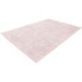 Hochflor-Teppich CALO-DELUXE "Vossi 111" Teppiche Gr. B/L: 160 cm x 230 cm, 40 mm, 1 St., rosa (hellrosa) Esszimmerteppiche besonders weich durch Microfaser, Wohnzimmer