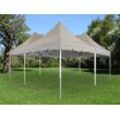 Dancover Faltzelt Faltpavillon Wasserdicht FleXtents PRO Peak Pagoda 6x6m, Latte