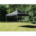 Dancover Faltzelt Faltpavillon Wasserdicht FleXtents PRO Steel 4x4m Schwarz