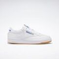 Sneaker REEBOK CLASSIC "CLUB C 85" Gr. 43, weiß (white, royal, gum) Schuhe