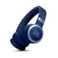 JBL Live 670NC - Kabelloser On-Ear Kopfhörer mit Noise Cancelling - Blau