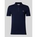 Slim Fit Poloshirt mit Label-Badge Modell 'CORE'