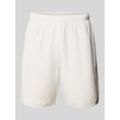 Regular Fit Sweatshorts mit Strukturmuster Modell 'WYTON'