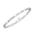 Armband GIORGIO MARTELLO MILANO "mit Zirkonia, Silber 925" Armbänder Gr. 18 cm, Silber 925 (Sterlingsilber), weiß Damen