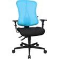 Bürostuhl TOPSTAR "Sitness 90" Stühle schwarz (schwarz, blau)