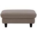 Hocker HOME AFFAIRE "Pilot", braun (mud), B:101cm H:46cm T:65cm, 100% Polyester, Feinstruktur: 75000 Scheuertouren, Struktur 35000 Scheuertouren, Microfaser 40000 Scheuertouren, Hocker