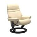 Relaxsessel STRESSLESS "Sunrise", beige (vanilla paloma), B:75cm H:100cm T:73cm, Leder BATICK: BATICK ist ein leicht korrigiertes, durchgefärbtes und genarbtes Möbelleder, bei dem die meisten Unebenheiten und Spuren in der Regel entfernt wurden., Leder PALOMA: PALOMA ist ein durchgefärbtes Semianilin-Möbelleder mit natürlicher Narbung., ROHLEDER Stoff Q2 FARON: Ein fester zuverlässiger Bouclu00e9 