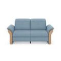 3-Sitzer HOME AFFAIRE "Dangast", blau (hellblau), Sofas, B/H/T: 200cm x 92cm x 102cm, Easy care, mit motorischer Relaxfunktion rechts, Luxus-Microfaser EUPHORIA 100% Polyester, Luxus-Microfaser Lederoptik 100% Polyester, Easy Care 100% Polyester Kopfteilverstellung, wahlweise auch mit motorischer Relaxfunktion