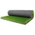 Kunstrasen "MEGAN", grün, B:400cm H:40mm L:100cm, Polyethylen (PE), Polypropylen, PRIMAFLOR-IDEEN IN TEXTIL, Teppiche, realistische Optik, mit Drainagefunktion, ideal für Balkon & Terrasse