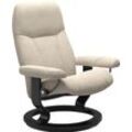 Relaxsessel STRESSLESS "Consul", beige (beige jasmine), B:76cm H:100cm T:71cm, Leder BATICK: BATICK ist ein leicht korrigiertes, durchgefärbtes und genarbtes Möbelleder, bei dem die meisten Unebenheiten und Spuren in der Regel entfernt wurden., Leder PALOMA: PALOMA ist ein durchgefärbtes Semianilin-Möbelleder mit natürlicher Narbung., ROHLEDER Stoff Q2 FARON: Ein fester zuverlässiger Bouclu00e9 mi