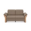 3-Sitzer HOME AFFAIRE "Dangast", grau (taupe), Sofas, B/H/T: 200cm x 92cm x 102cm, Easy care, mit motorischer Relaxfunktion rechts, Luxus-Microfaser EUPHORIA 100% Polyester, Luxus-Microfaser Lederoptik 100% Polyester, Easy Care 100% Polyester Kopfteilverstellung, wahlweise auch mit motorischer Relaxfunktion