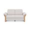 3-Sitzer HOME AFFAIRE "Dangast", silber, Sofas, B/H/T: 200cm x 92cm x 102cm, Easy care, mit motorischer Relaxfunktion beidseitig, Luxus-Microfaser EUPHORIA 100% Polyester, Luxus-Microfaser Lederoptik 100% Polyester, Easy Care 100% Polyester Kopfteilverstellung, wahlweise auch mit motorischer Relaxfunktion