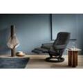 Relaxsessel STRESSLESS "Mayfair", grau (charcoal dinamica), B:88cm H:102cm T:76cm, Leder BATICK: BATICK ist ein leicht korrigiertes, durchgefärbtes und genarbtes Möbelleder, bei dem die meisten Unebenheiten und Spuren in der Regel entfernt wurden., Leder PALOMA: PALOMA ist ein durchgefärbtes Semianilin-Möbelleder mit natürlicher Narbung., ROHLEDER Stoff Q2 FARON: Ein fester zuverlässiger Bouclu00e