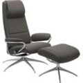 Relaxsessel STRESSLESS "Paris", grau (metal grau paloma), B:80cm H:114cm T:74cm, Leder BATICK: BATICK ist ein leicht korrigiertes, durchgefärbtes und genarbtes Möbelleder, bei dem die meisten Unebenheiten und Spuren in der Regel entfernt wurden., Leder PALOMA: PALOMA ist ein durchgefärbtes Semianilin-Möbelleder mit natürlicher Narbung. ROHLEDER Stoff Q2 FARON: Ein fester zuverlässiger Bouclu00e9 m