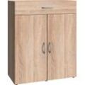 Kommode WIMEX "Multiraumkonzept", braun (eiche sägerau, nachbildung), B:80cm H:98cm T:40cm, Spanplatte, Holzwerkstoff, Sideboards, Breite 80 cm