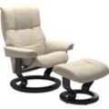 Relaxsessel STRESSLESS "Mayfair", beige (cream batick), B:79cm H:101cm T:73cm, Leder BATICK: BATICK ist ein leicht korrigiertes, durchgefärbtes und genarbtes Möbelleder, bei dem die meisten Unebenheiten und Spuren in der Regel entfernt wurden., Leder PALOMA: PALOMA ist ein durchgefärbtes Semianilin-Möbelleder mit natürlicher Narbung., ROHLEDER Stoff Q2 FARON: Ein fester zuverlässiger Bouclu00e9 mi