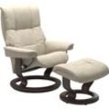 Relaxsessel STRESSLESS "Mayfair", beige (cream batick), B:79cm H:101cm T:73cm, Leder BATICK: BATICK ist ein leicht korrigiertes, durchgefärbtes und genarbtes Möbelleder, bei dem die meisten Unebenheiten und Spuren in der Regel entfernt wurden., Leder PALOMA: PALOMA ist ein durchgefärbtes Semianilin-Möbelleder mit natürlicher Narbung., ROHLEDER Stoff Q2 FARON: Ein fester zuverlässiger Bouclu00e9 mi