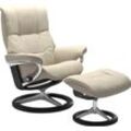 Relaxsessel STRESSLESS "Mayfair", beige (cream batick), B:79cm H:102cm T:73cm, Leder BATICK: BATICK ist ein leicht korrigiertes, durchgefärbtes und genarbtes Möbelleder, bei dem die meisten Unebenheiten und Spuren in der Regel entfernt wurden., Leder PALOMA: PALOMA ist ein durchgefärbtes Semianilin-Möbelleder mit natürlicher Narbung., ROHLEDER Stoff Q2 FARON: Ein fester zuverlässiger Bouclu00e9 mi