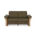 3-Sitzer HOME AFFAIRE "Dangast", grün (olive), B:200cm H:92cm T:102cm, Luxus-Microfaser EUPHORIA 100% Polyester, Luxus-Microfaser Lederoptik 100% Polyester, Easy Care 100% Polyester, Sofas, Kopfteilverstellung, wahlweise auch mit motorischer Relaxfunktion