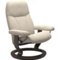 Relaxsessel STRESSLESS "Consul", beige (beige jasmine), B:85cm H:100cm T:77cm, Leder BATICK: BATICK ist ein leicht korrigiertes, durchgefärbtes und genarbtes Möbelleder, bei dem die meisten Unebenheiten und Spuren in der Regel entfernt wurden., Leder PALOMA: PALOMA ist ein durchgefärbtes Semianilin-Möbelleder mit natürlicher Narbung., ROHLEDER Stoff Q2 FARON: Ein fester zuverlässiger Bouclu00e9 mi